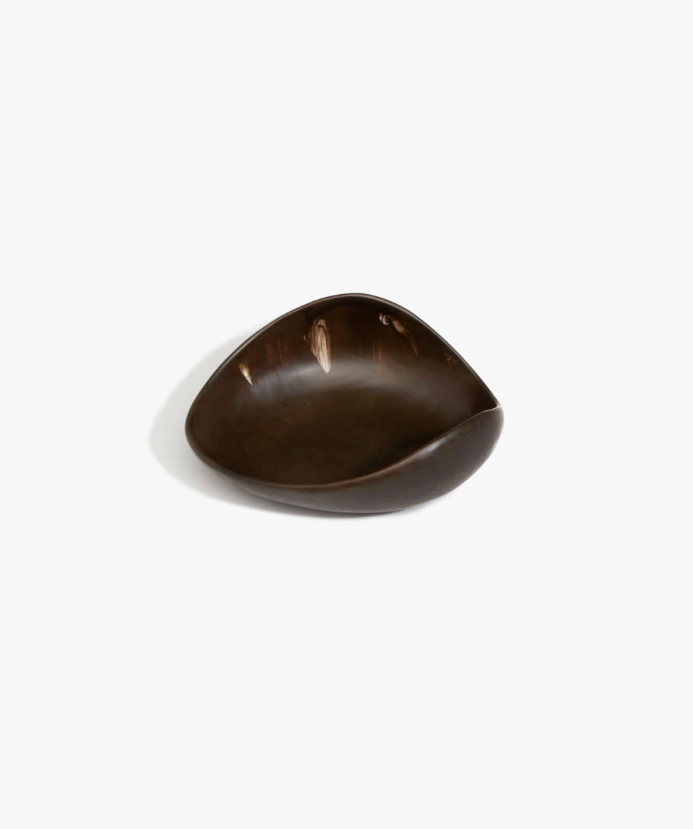 Dinosaur Designs -  Small Leaf Bowl - Cocoa