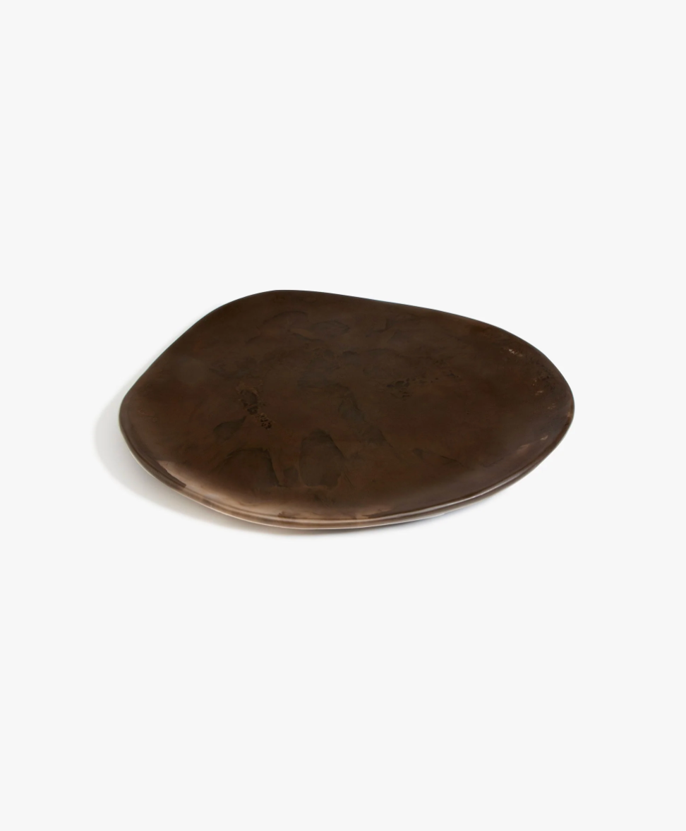 Dinosaur Designs - Pebble Plate - Cocoa