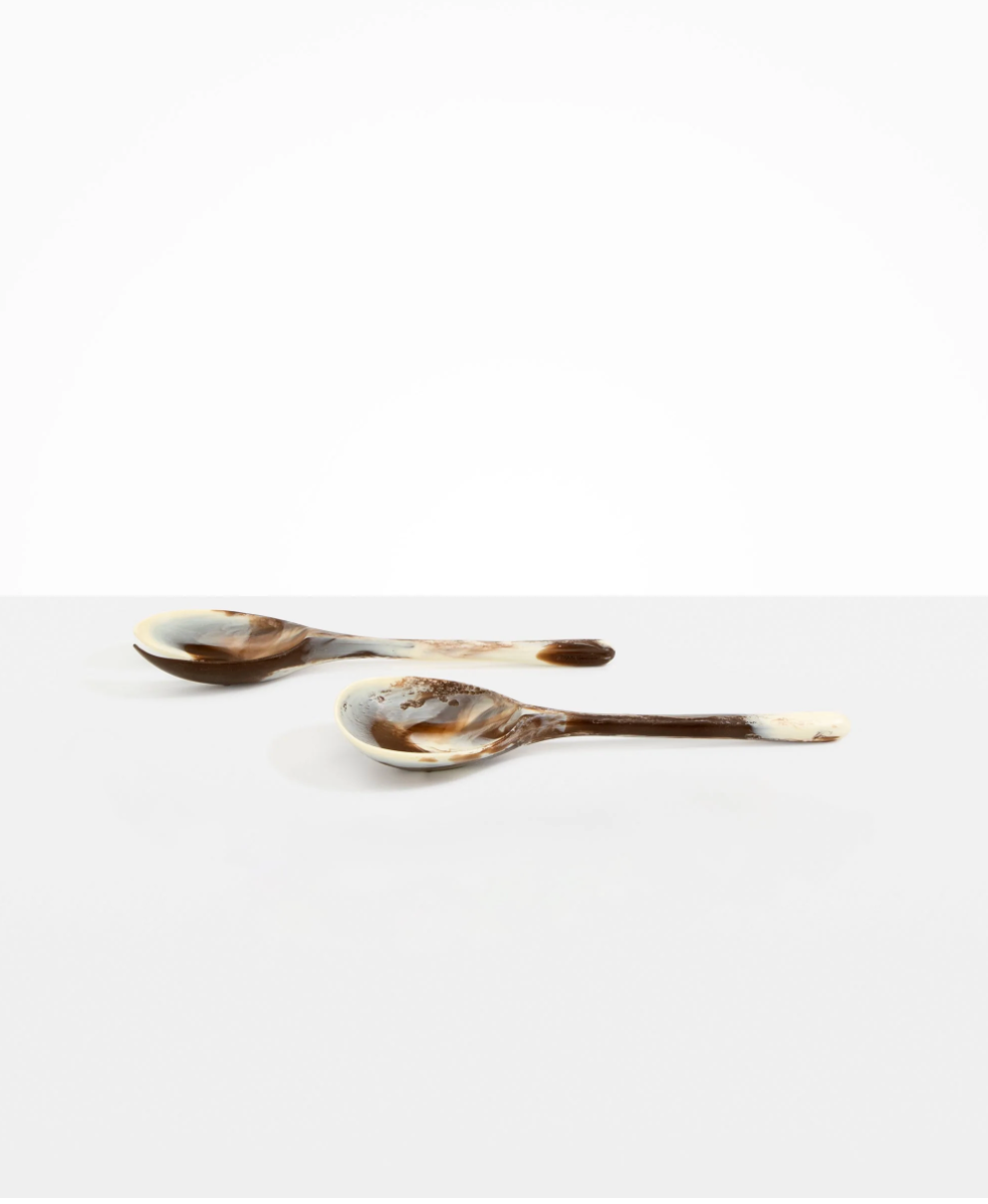 Dinosaur Designs - Long Stone Servers - Cappuccino