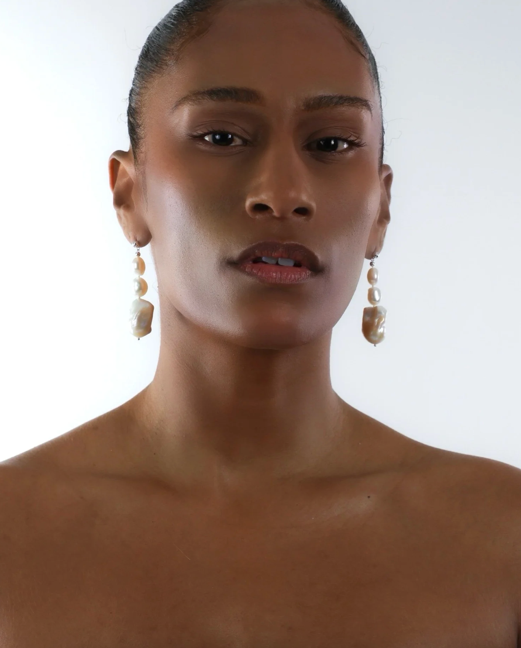 Baby Blue Jewellery - Pearls of Peril Earrings Short