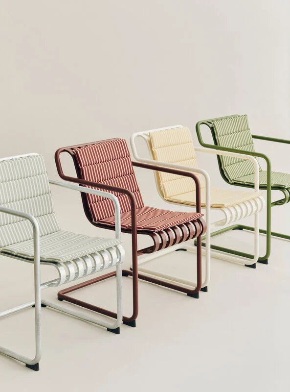 HAY - Palissade Cantilever armchair - Hot galvanized