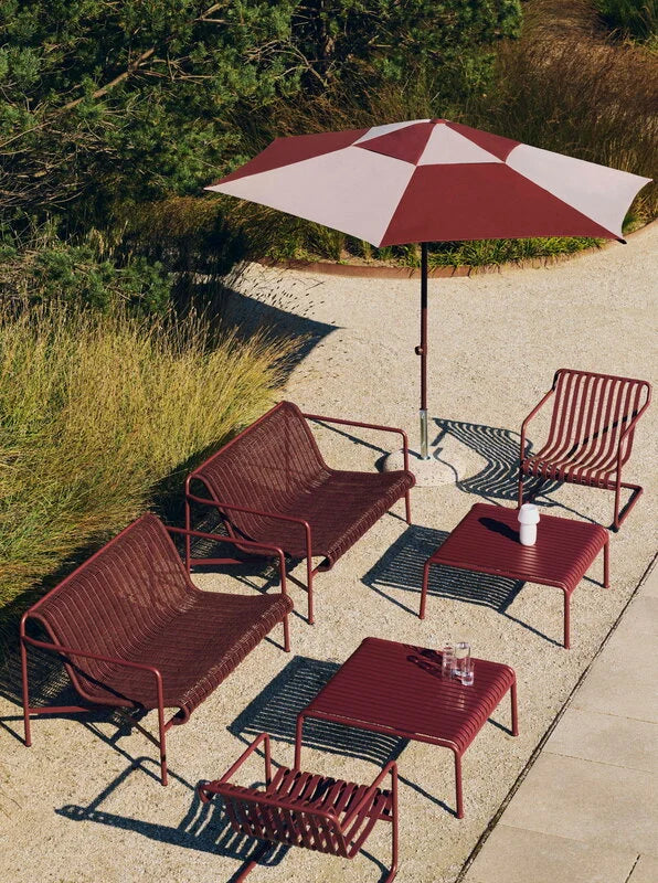 HAY - Palissade Cantilever lounge chair low - Iron Red