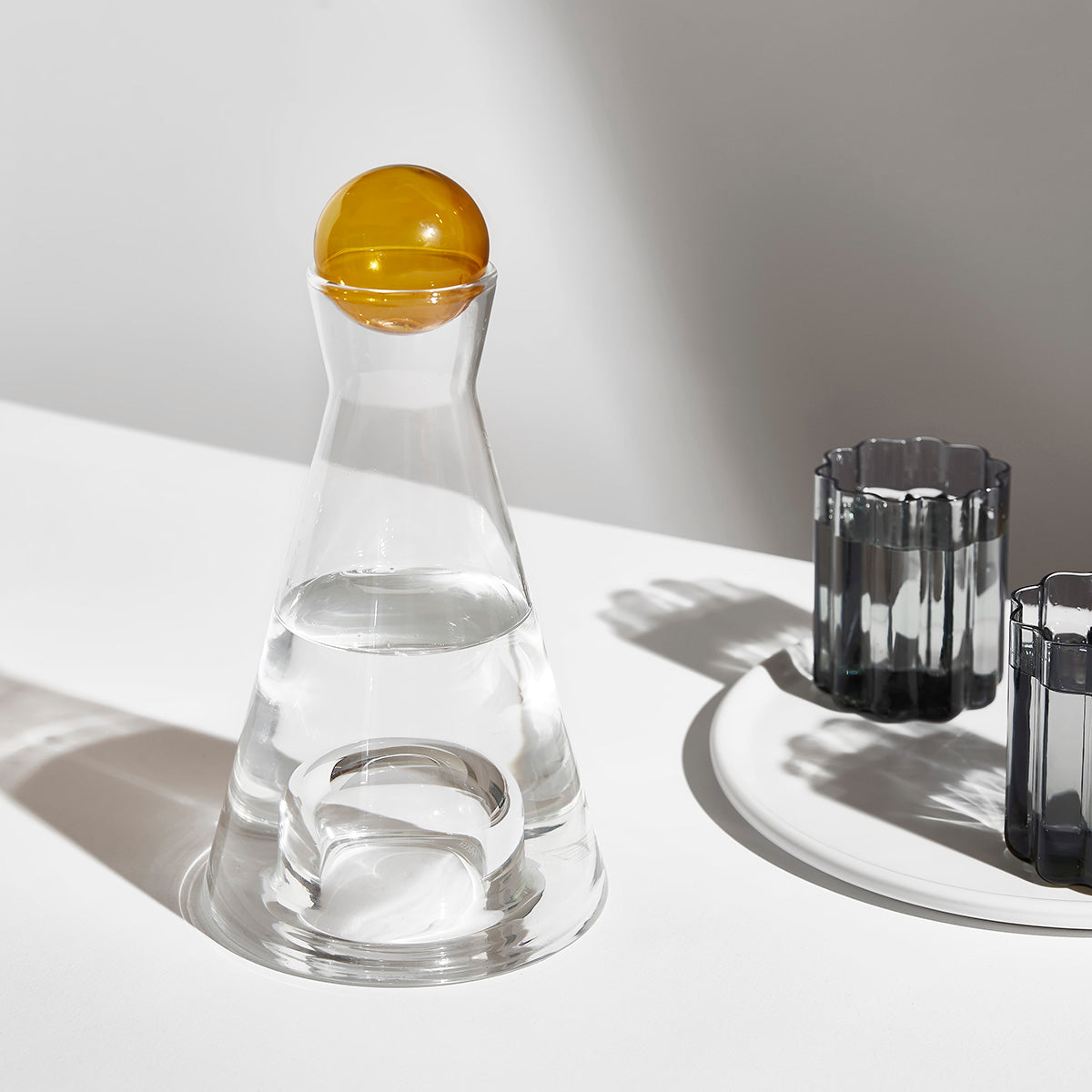 FAZEEK Vice Versa Carafe - Clear + Amber