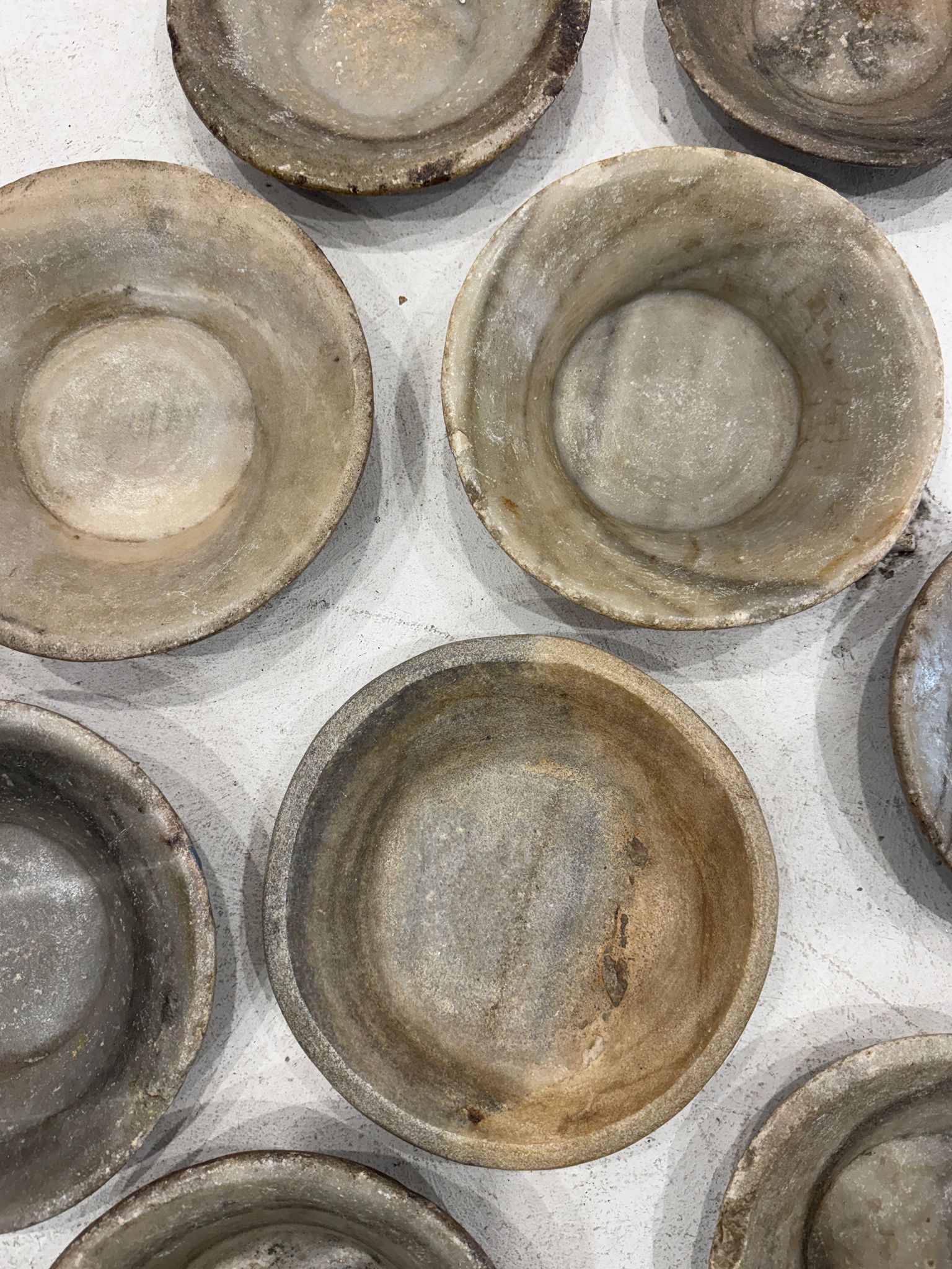 Marble Ravi Round Bowl - Beige