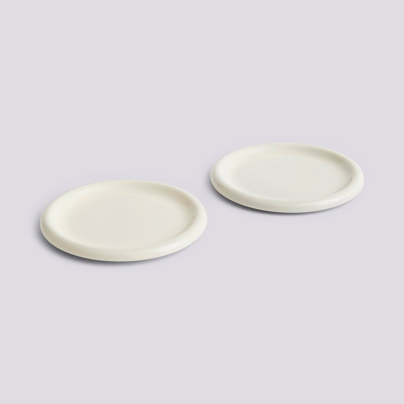 HAY - Barro Plate Set of 2 - Ø24- Off White