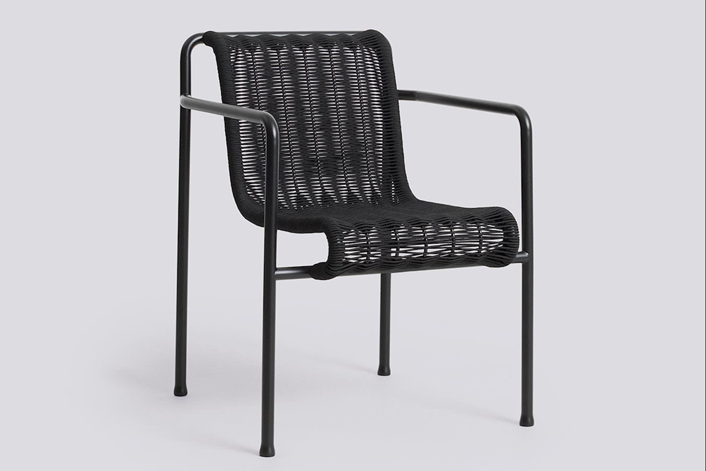 HAY - Palissade Cord Dining Armchair -  Anthracite