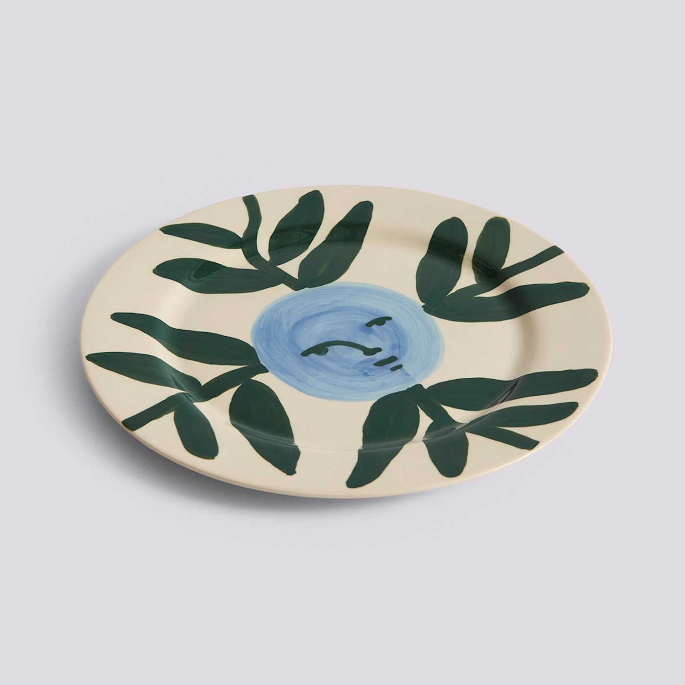 HAY - La Pittura Plate Moon Face 28.5cm