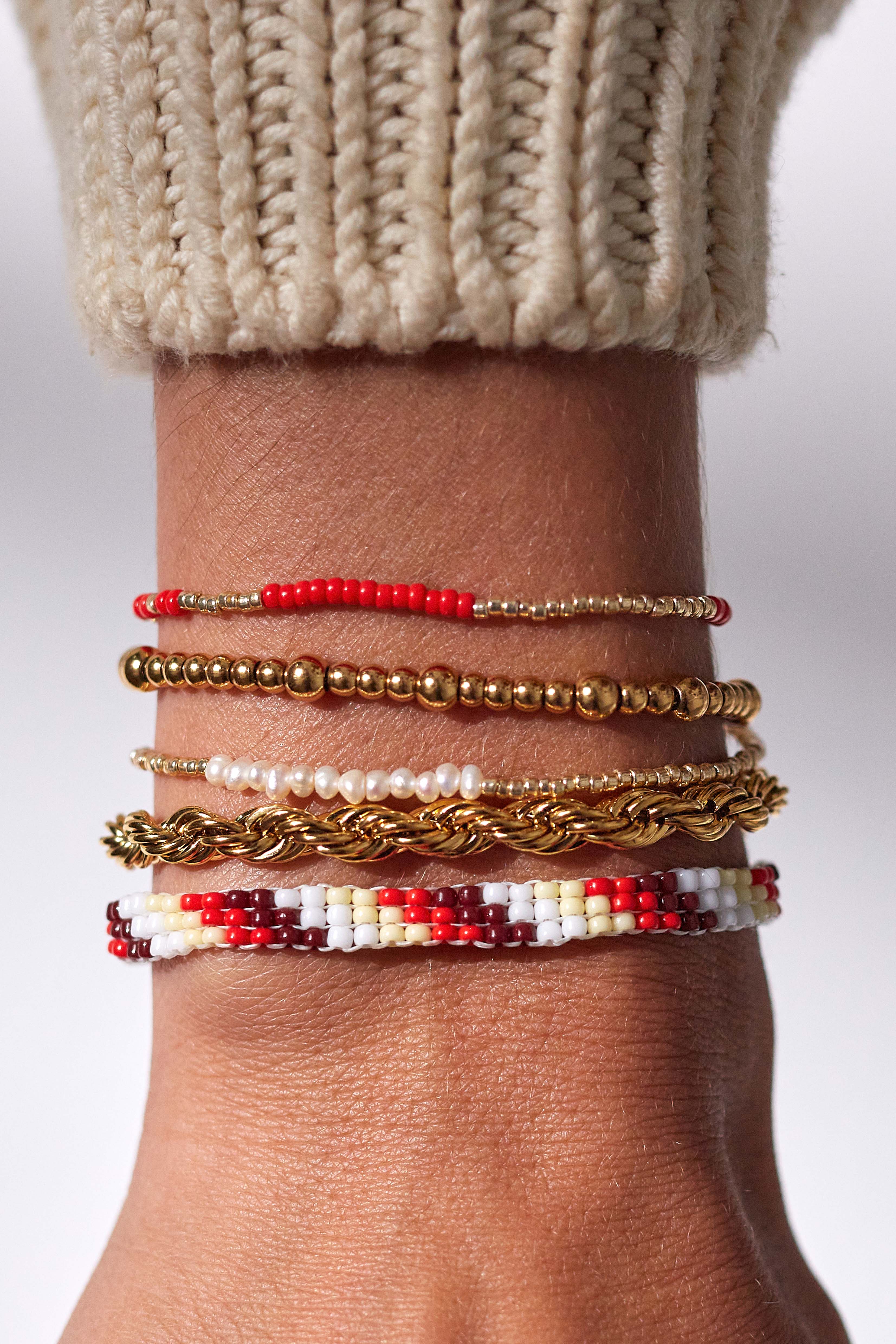 ANNI LU - Slim Pearly Bracelet