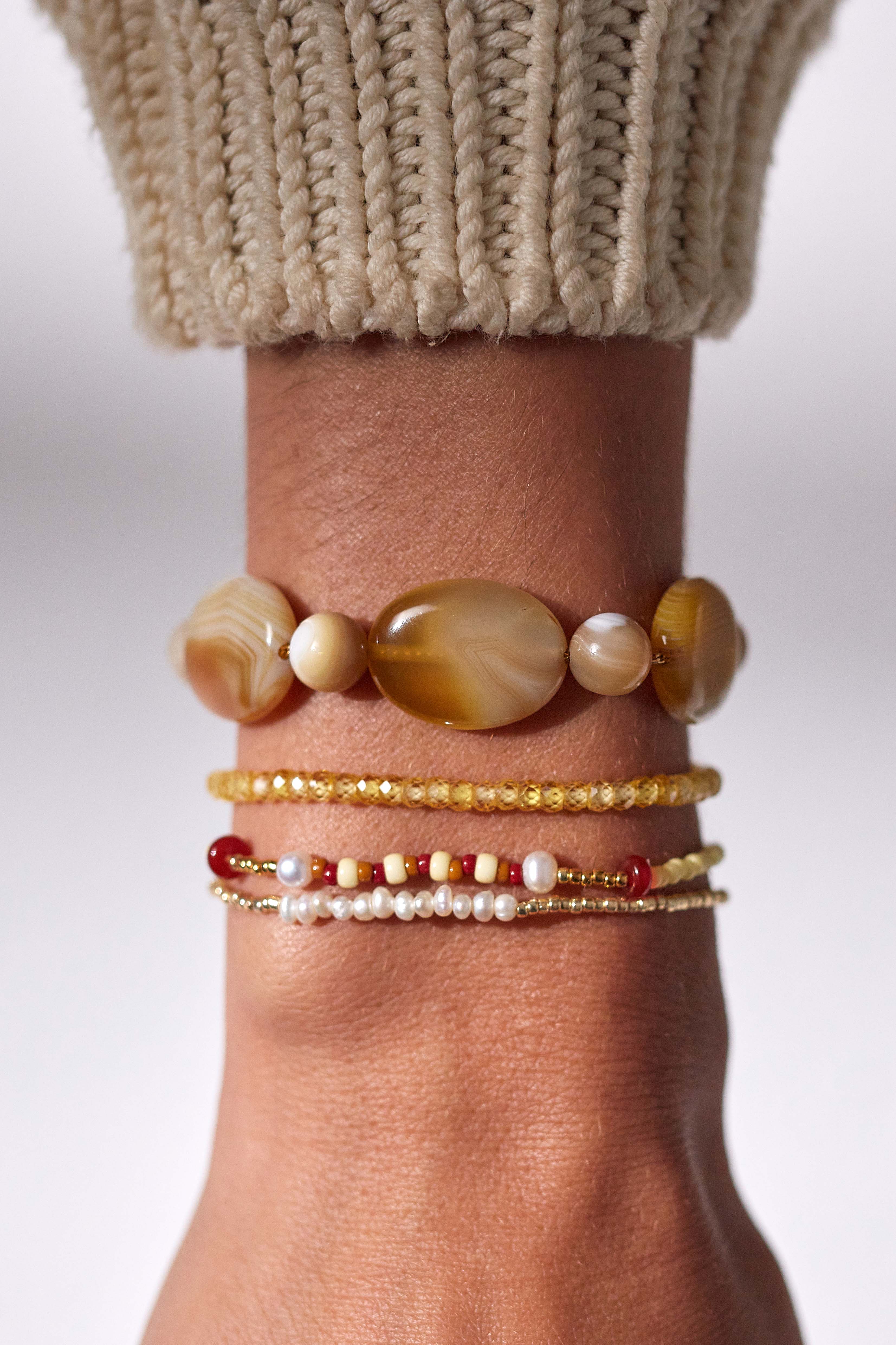 ANNI LU - Slim Pearly Bracelet
