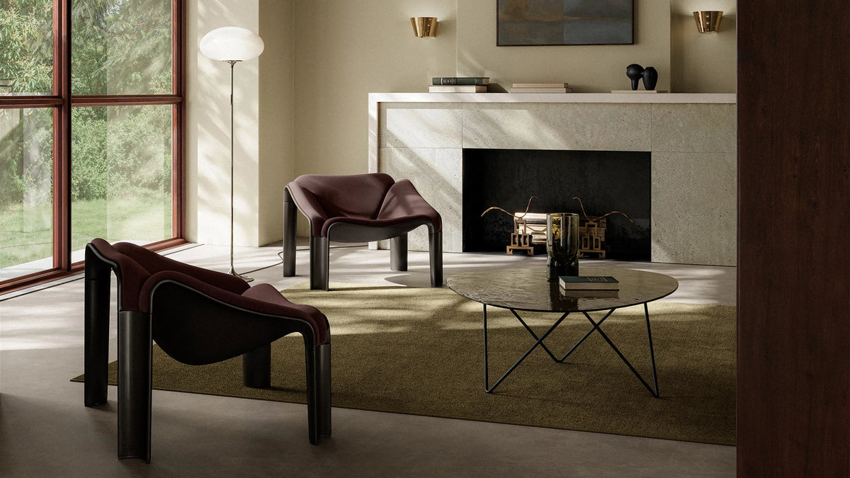 GUBI - F300 Lounge Chair - Alpaca Alto Dedar - MADE TO ORDER