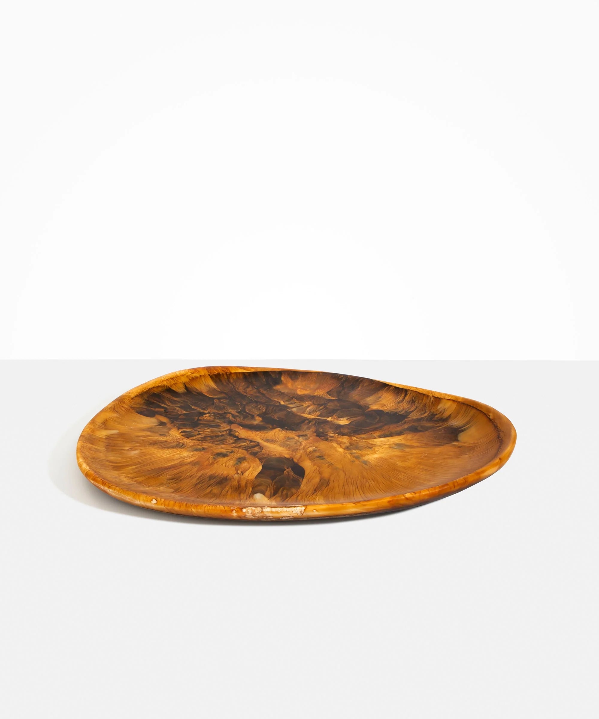 Dinosaur Designs - Large Pebble Platter - Dark Horn