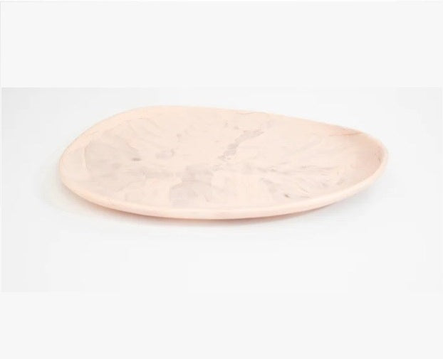 Dinosaur Designs - Pebble Platter - Rose Swirl