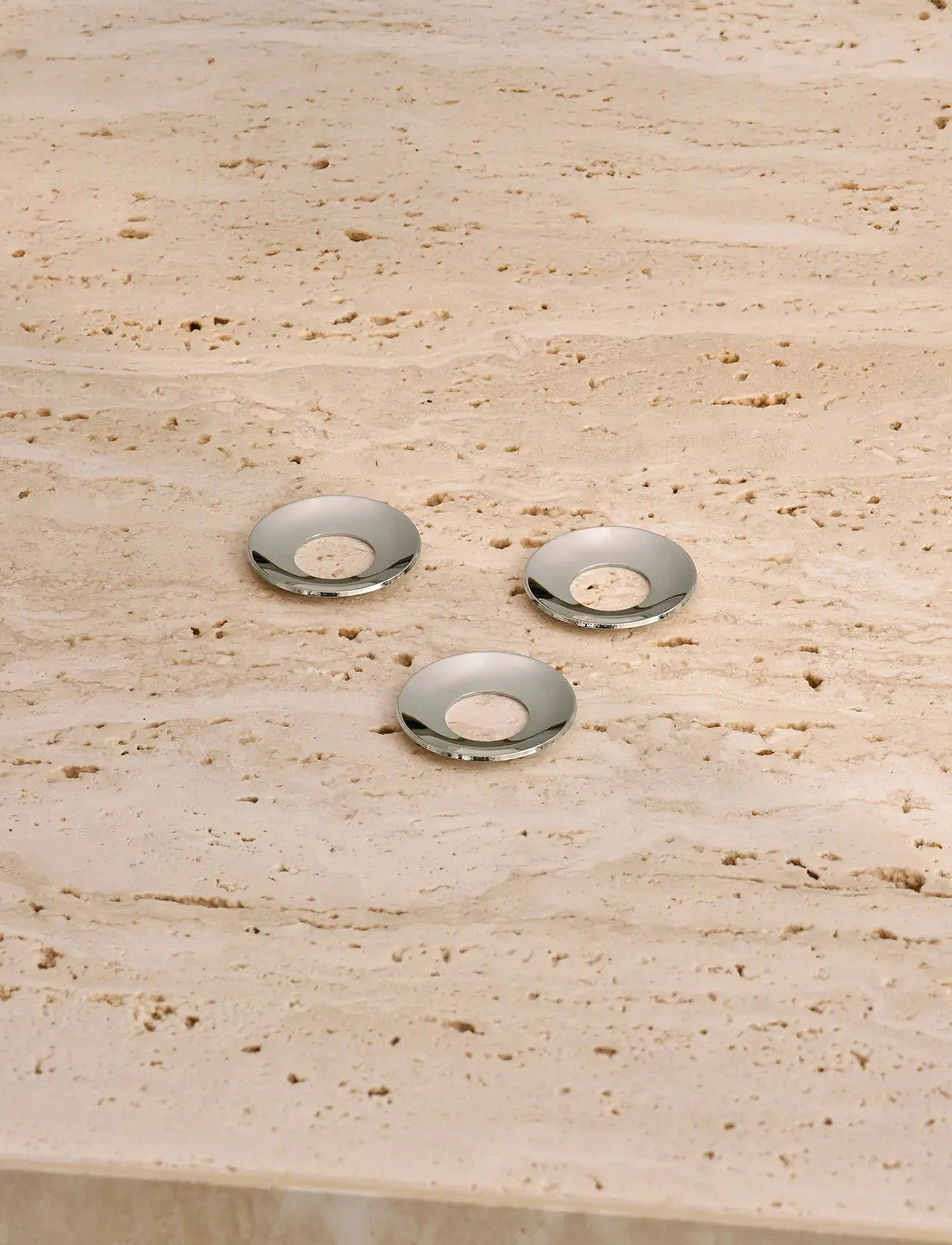 STOFF Nagel - Candle holder cuff - Chrome