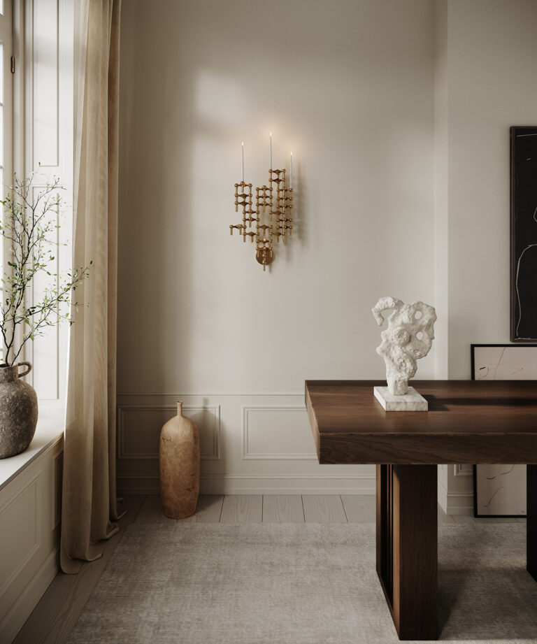 STOFF Nagel Wall Hanger- Brass