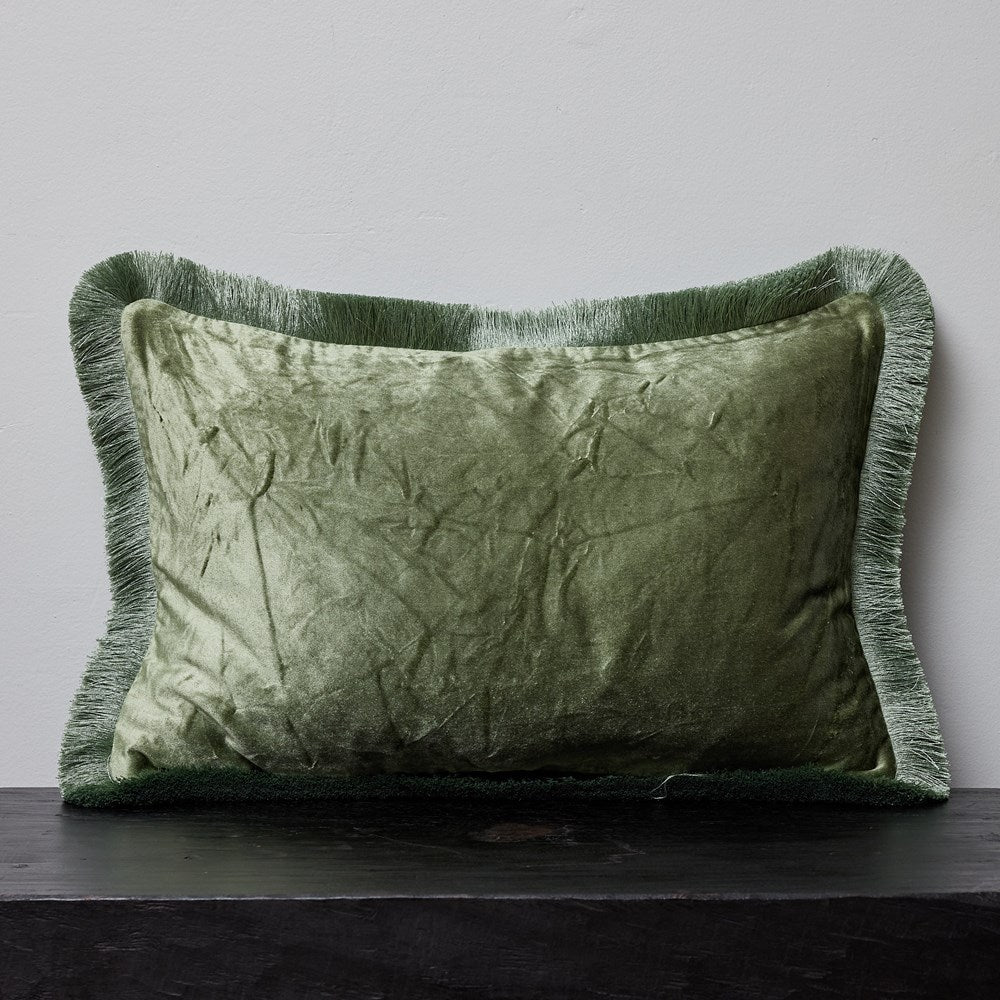 tulay cushion - fringe - FERN